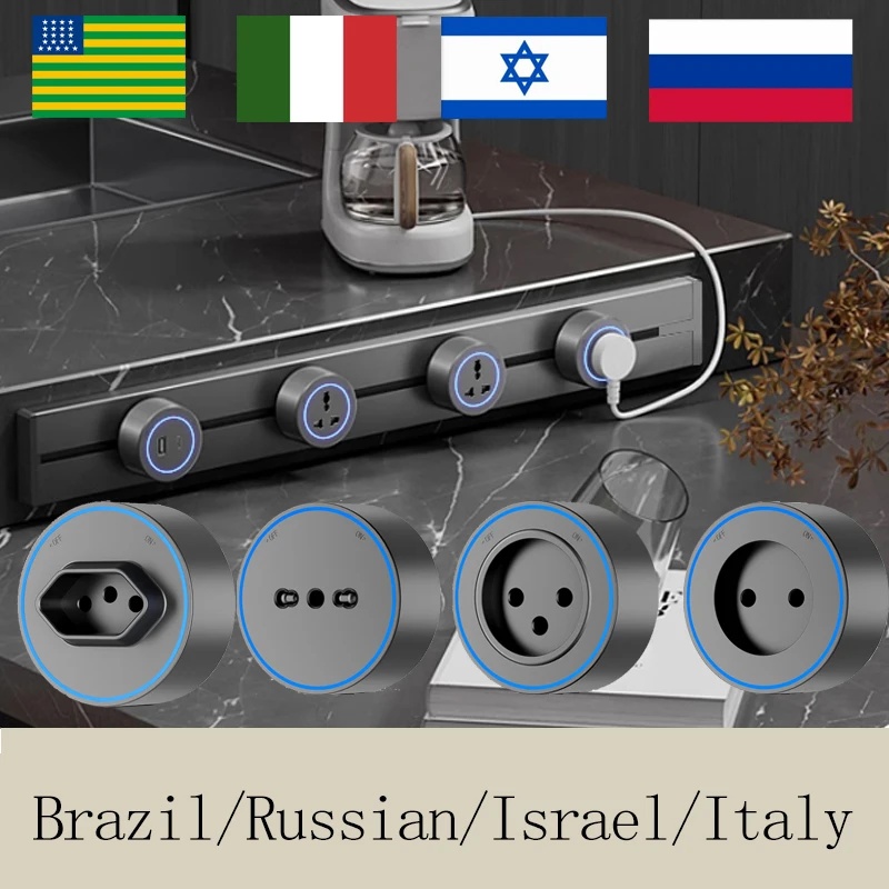 Eyelash Extension Uk - 30CM/40CM/50CM Brazil/Russian/Israel/Italy Track Socket Wall Power