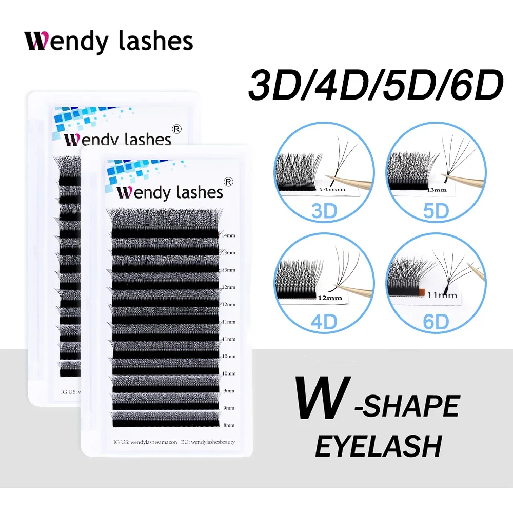 Eyelash Extension For Asian Eyes - Wendy Lashes W Shape Supplies Cilios
