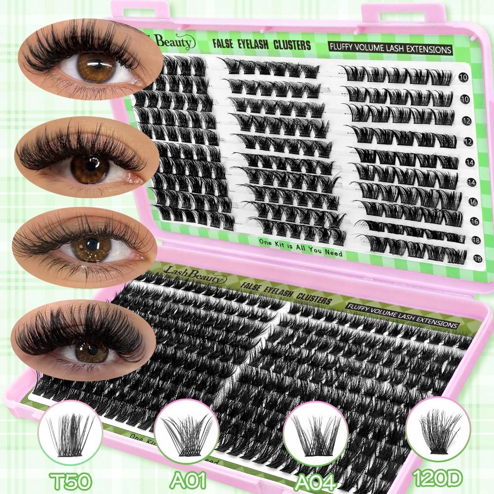 Eyelash Extension Look - Natural Look False Eyelashes Bond and