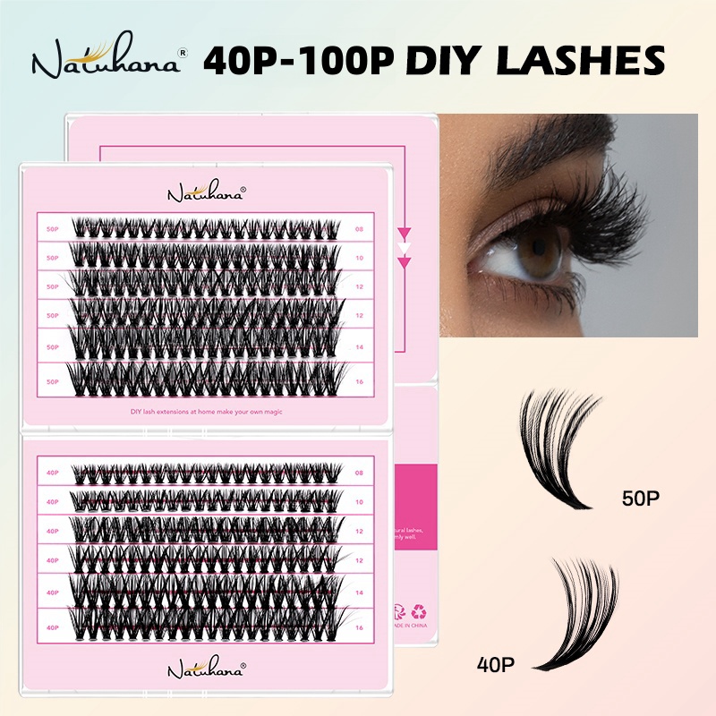 Eyelash Extension Russian Volume - NATUHANA 20D 30D 40D 50D 60D