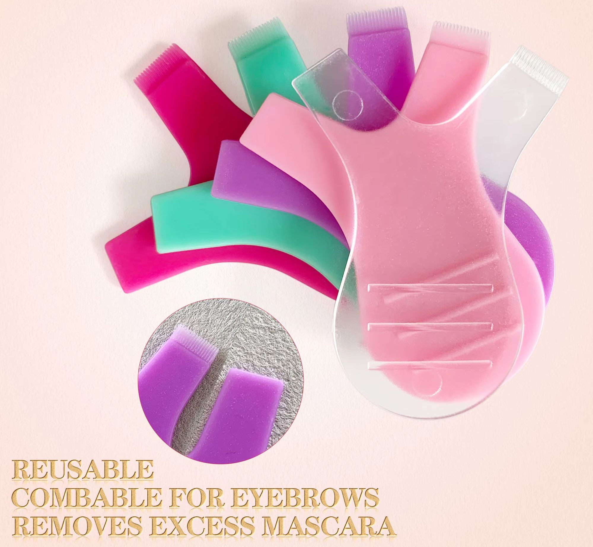 50pcs Makeup Eyelash Brushes R - огляд і ціна Eyelash Extension Cleaning