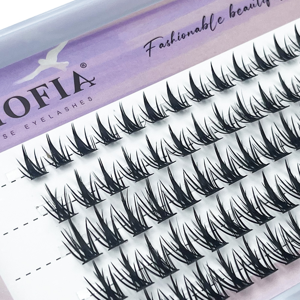 Mink eyelashes 1/box 80 bundle - огляд і ціна Eyelash Extension Russian Volume