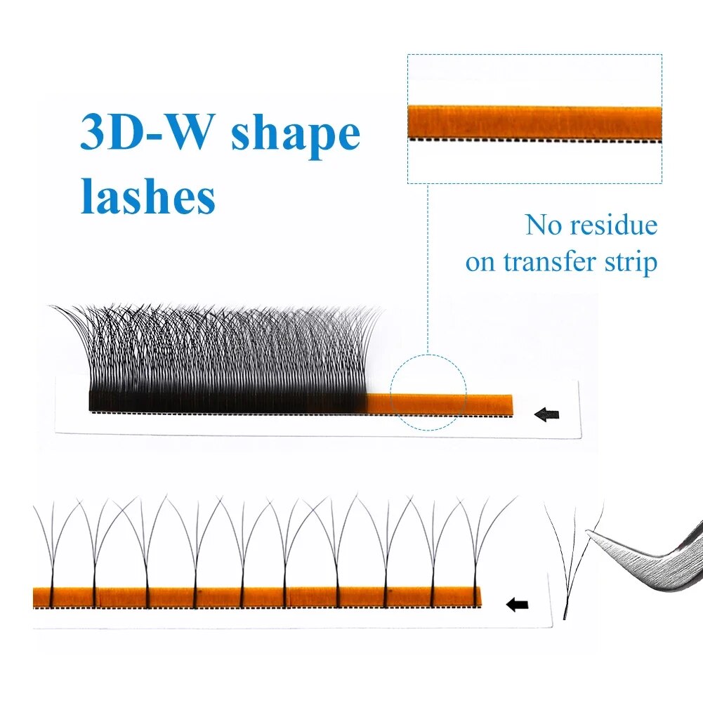 Wendy Lashes W Shape Supplies  - огляд і ціна Eyelash Extension For Asian Eyes