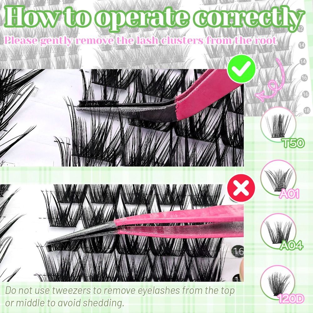 Natural Look False Eyelashes B - огляд і ціна Eyelash Extension Look