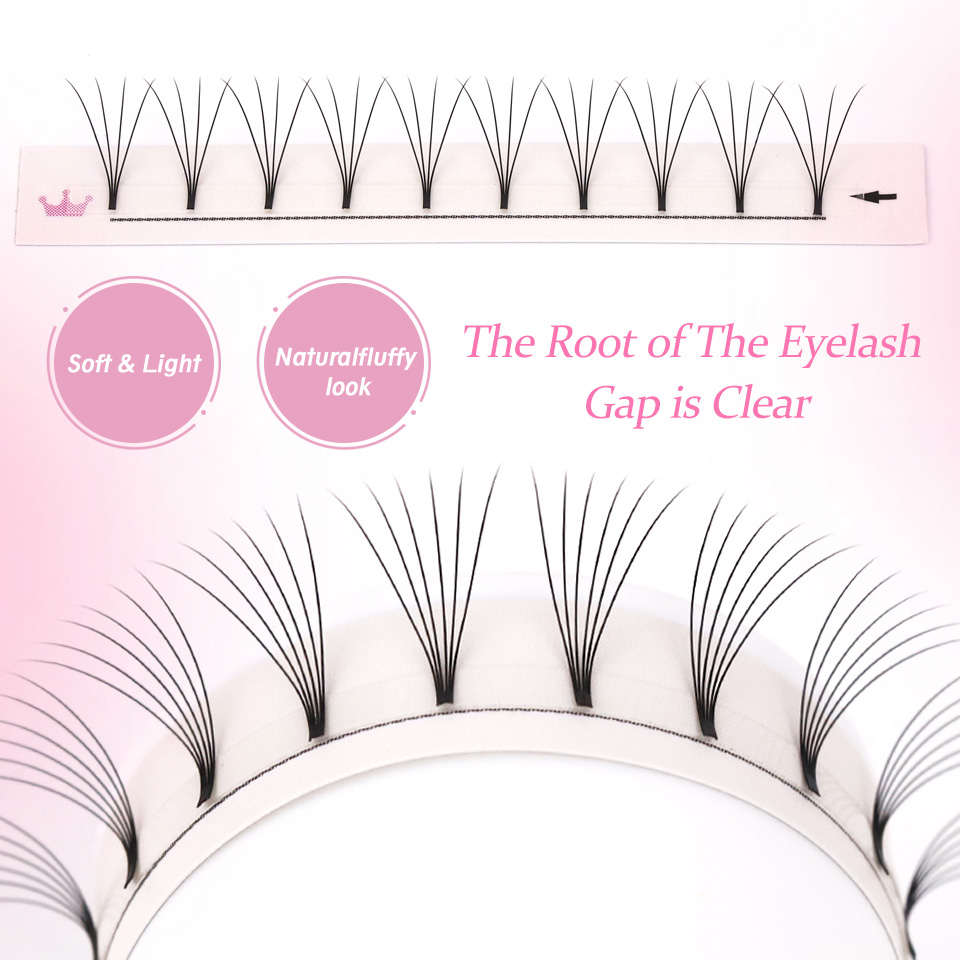 AGUUD Soft Natural Premade Vol - огляд і ціна Eyelash Extension For Asian Eyes