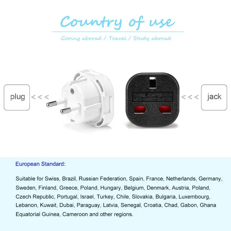 UK To EU Euro Electric Travel  - огляд і ціна Eyelash Extension Uk