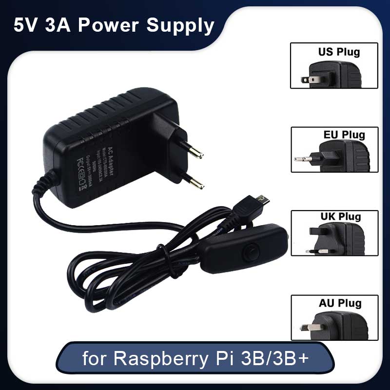 5V 3A Raspberry Pi 3 Model B+  - огляд і ціна Eyelash Extension Uk