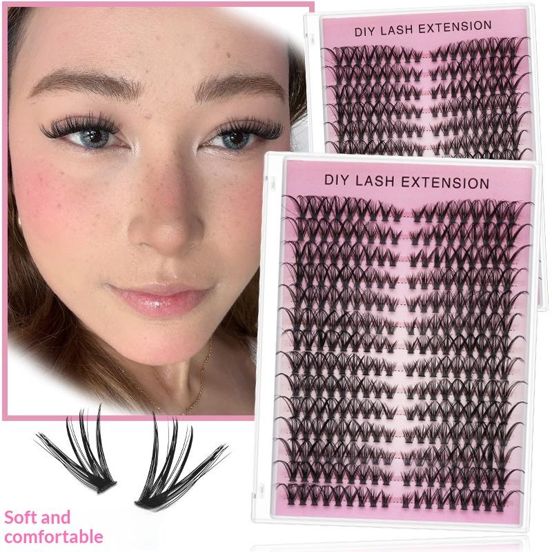 20pcs DIY False Eyelash Extens - огляд і ціна Eyelash Extension Look