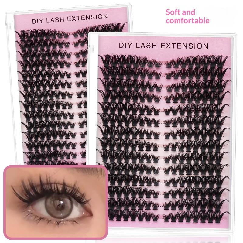 20pcs DIY False Eyelash Extens - огляд і ціна Eyelash Extension Look