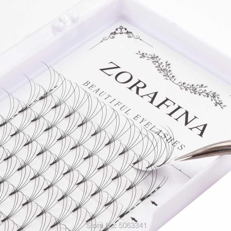 ZORAFINA Lines Premade Volume  - огляд і ціна Eyelash Extension Russian Volume
