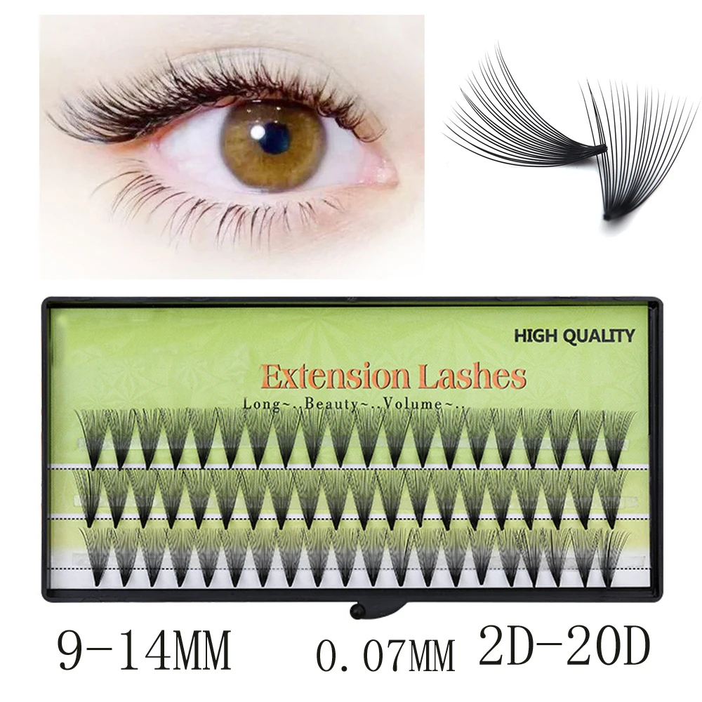 NEW 20D/6D/10D Russian Volume  - огляд і ціна Eyelash Extension Russian Volume