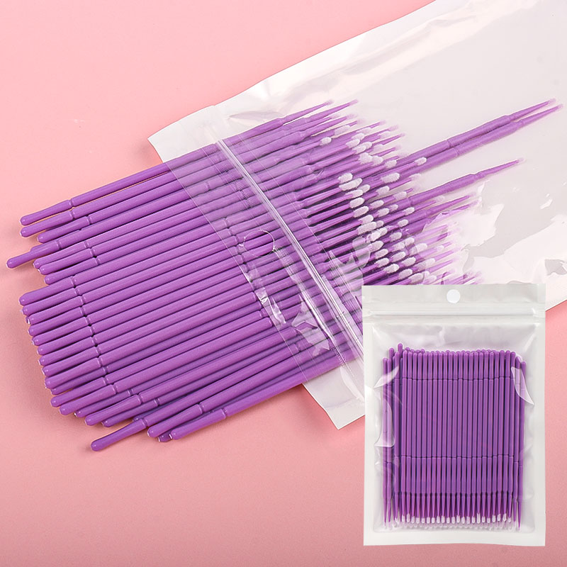 100PCS/Bag Bamboo Eyelash Exte - огляд і ціна Eyelash Extension Cleaning