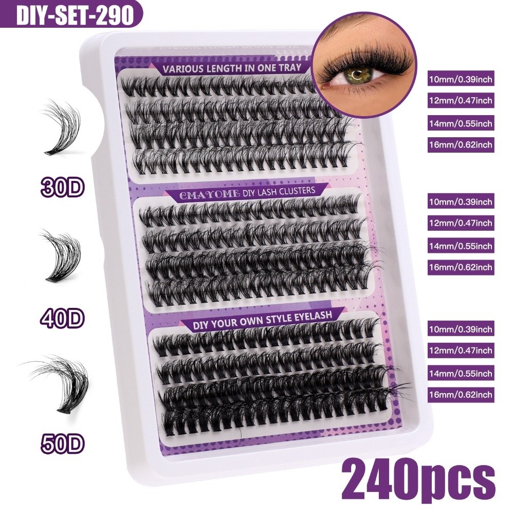 Natural Look False Eyelashes W - огляд і ціна Eyelash Extension Look