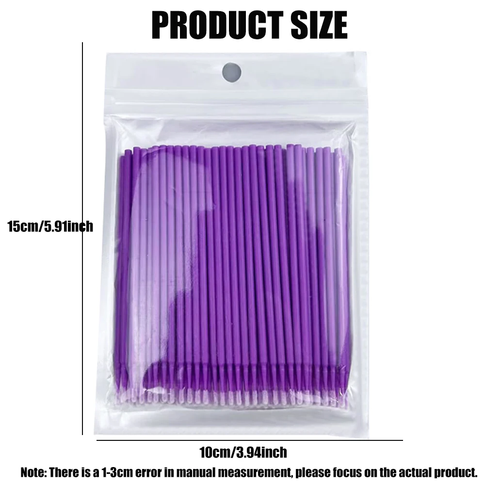 Lash 100PCS Eyelash Brush Clea - огляд і ціна Eyelash Extension Cleaning