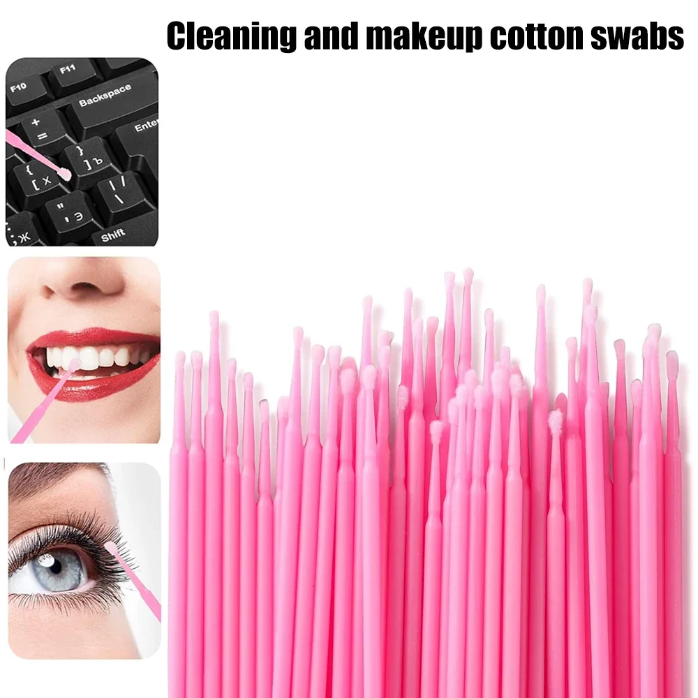 Lash 100PCS Eyelash Brush Clea - огляд і ціна Eyelash Extension Cleaning