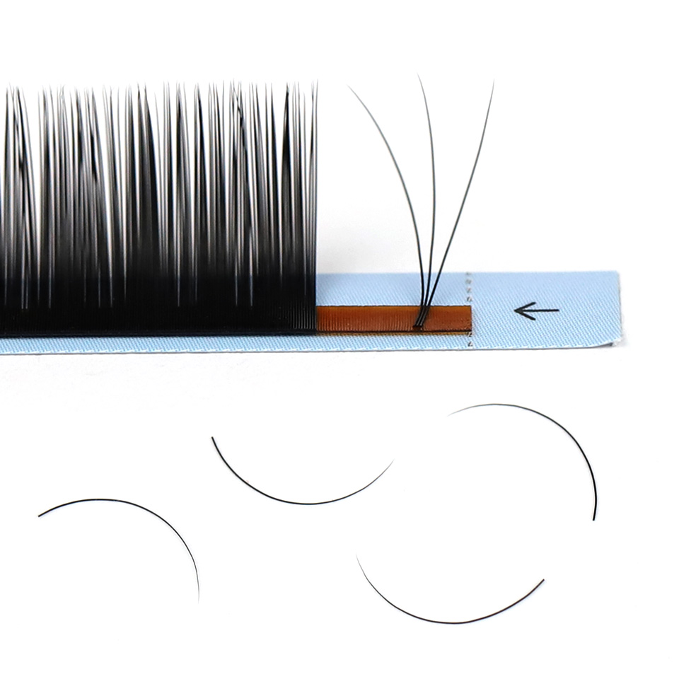 AGUUD J B C CC D Russian Volum - огляд і ціна Eyelash Extension Russian Volume