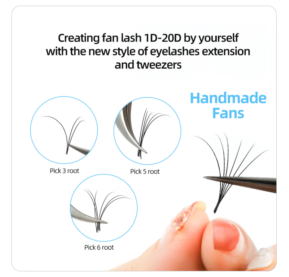 AGUUD J B C CC D Russian Volum - огляд і ціна Eyelash Extension Russian Volume