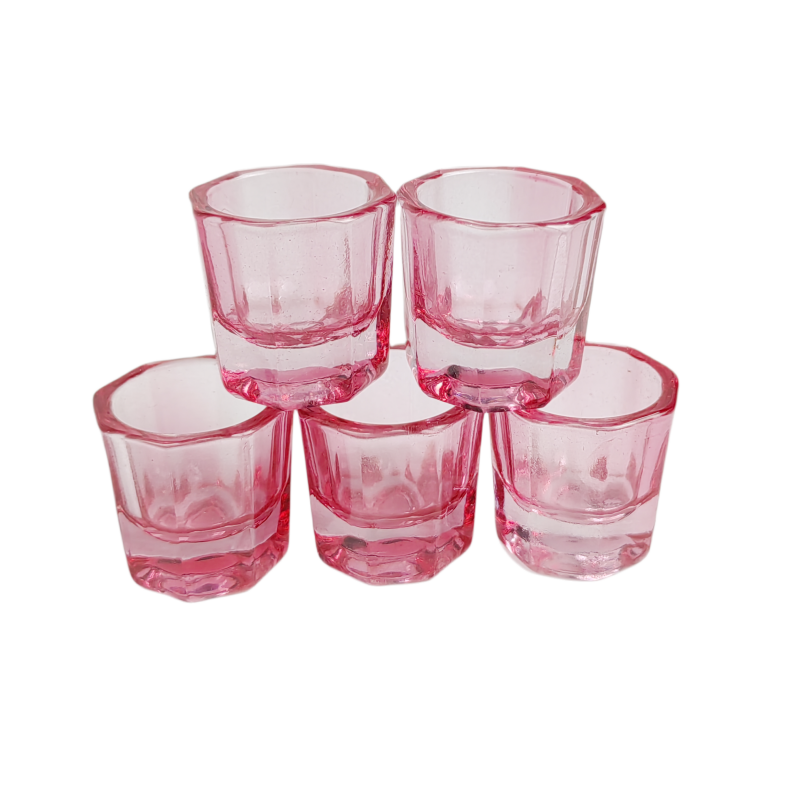 5pcs Glass Dappen Dish For Nai - огляд і ціна Eyelash Extension Or Lash Lift