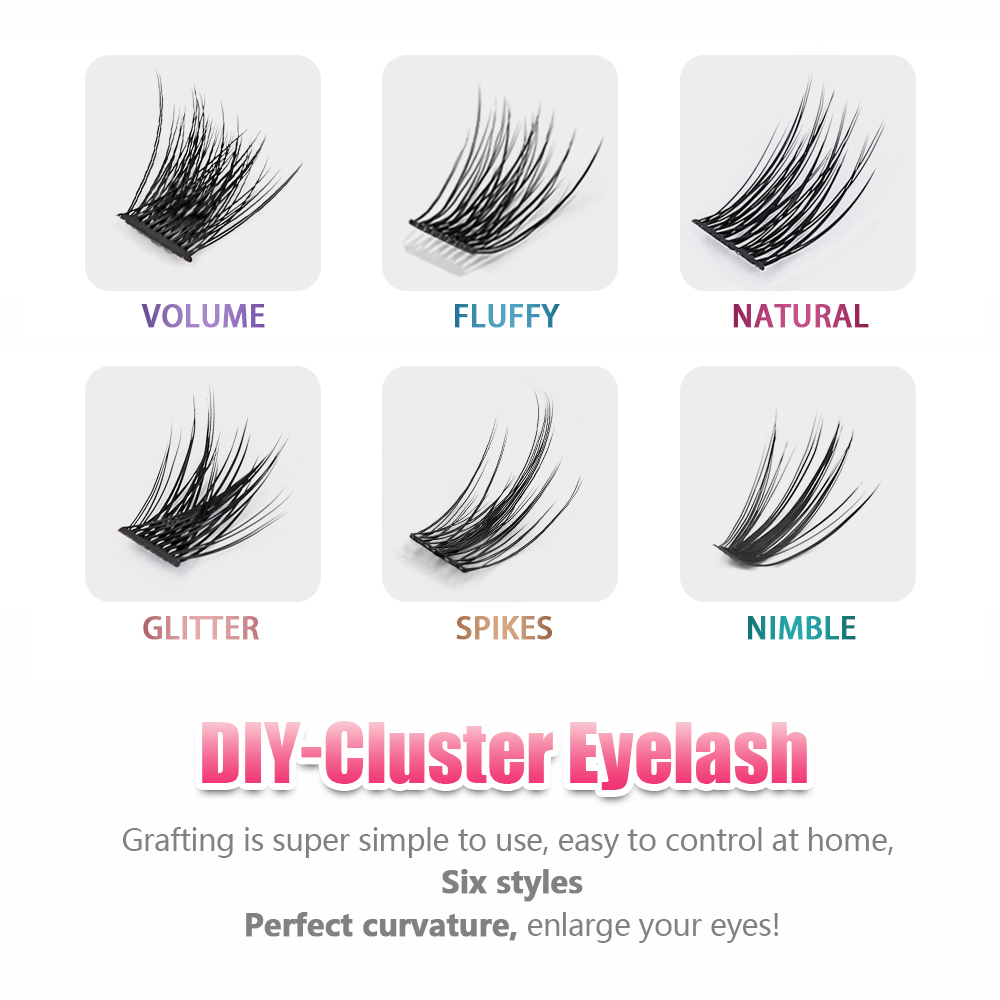 MASSCAKU Clusters Eyelash Exte - огляд і ціна Eyelash Extension Russian Volume