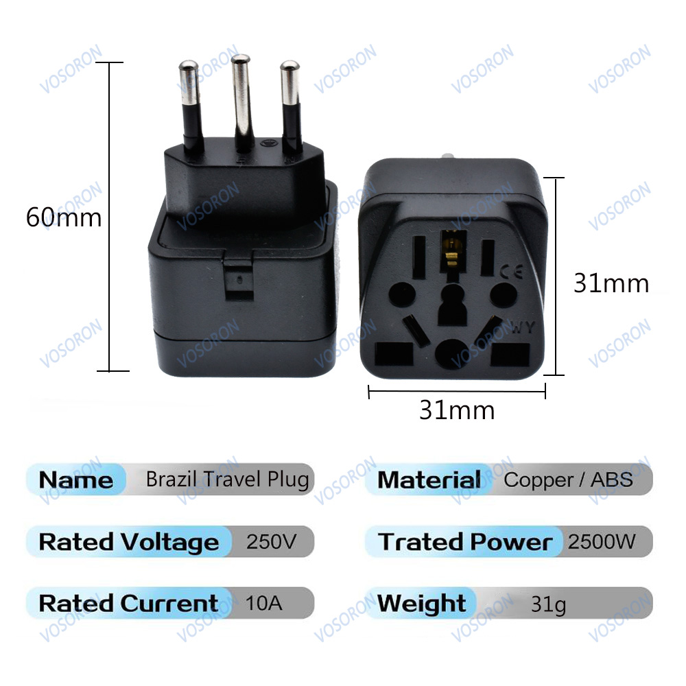 Universal Brazil Plug Adapter  - огляд і ціна Eyelash Extension Uk