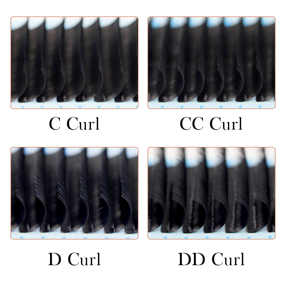 AGUUD 10 Cases/Lot Matte Black - огляд і ціна Eyelash Extension Russian Volume