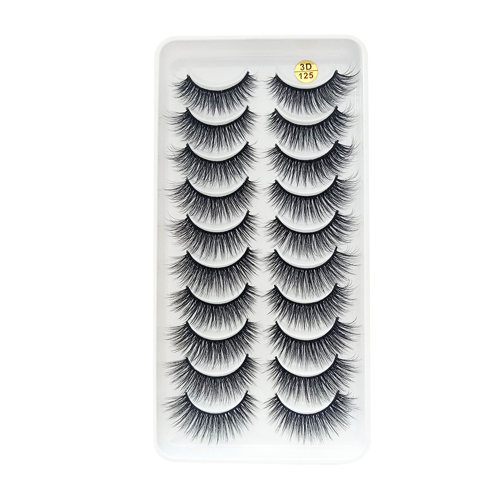 10 Pairs 3D Fluffy False Eyela - огляд і ціна Eyelash Extension Look