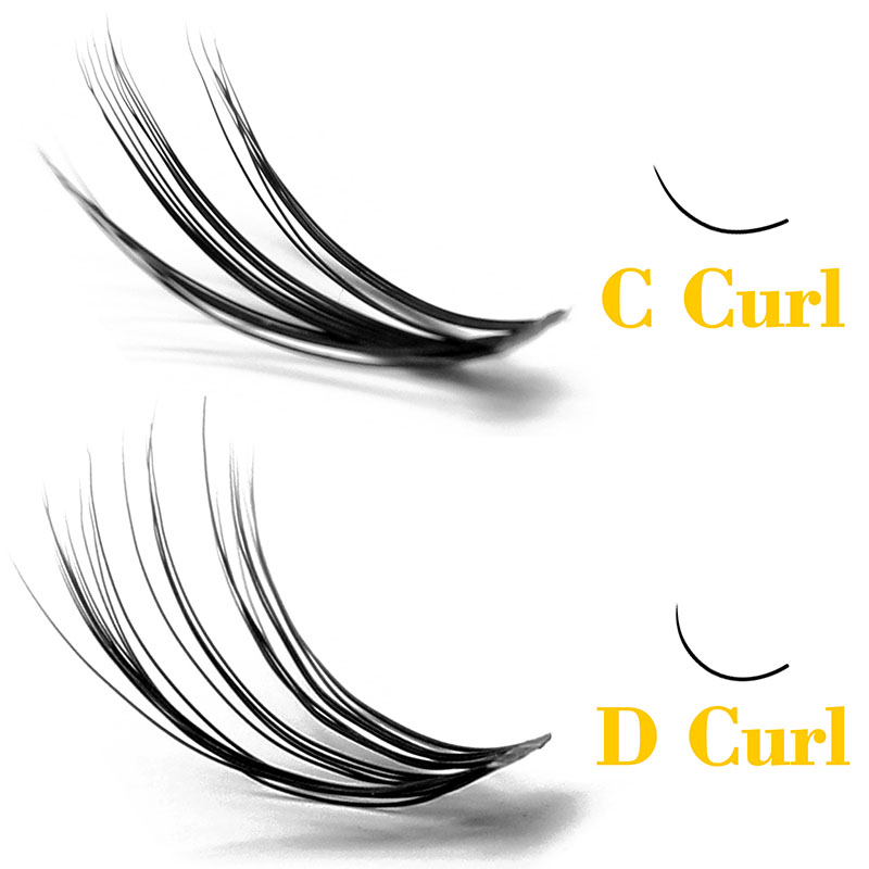 Kimcci 60 Bundles Mink Eyelash - огляд і ціна Eyelash Extension Russian Volume
